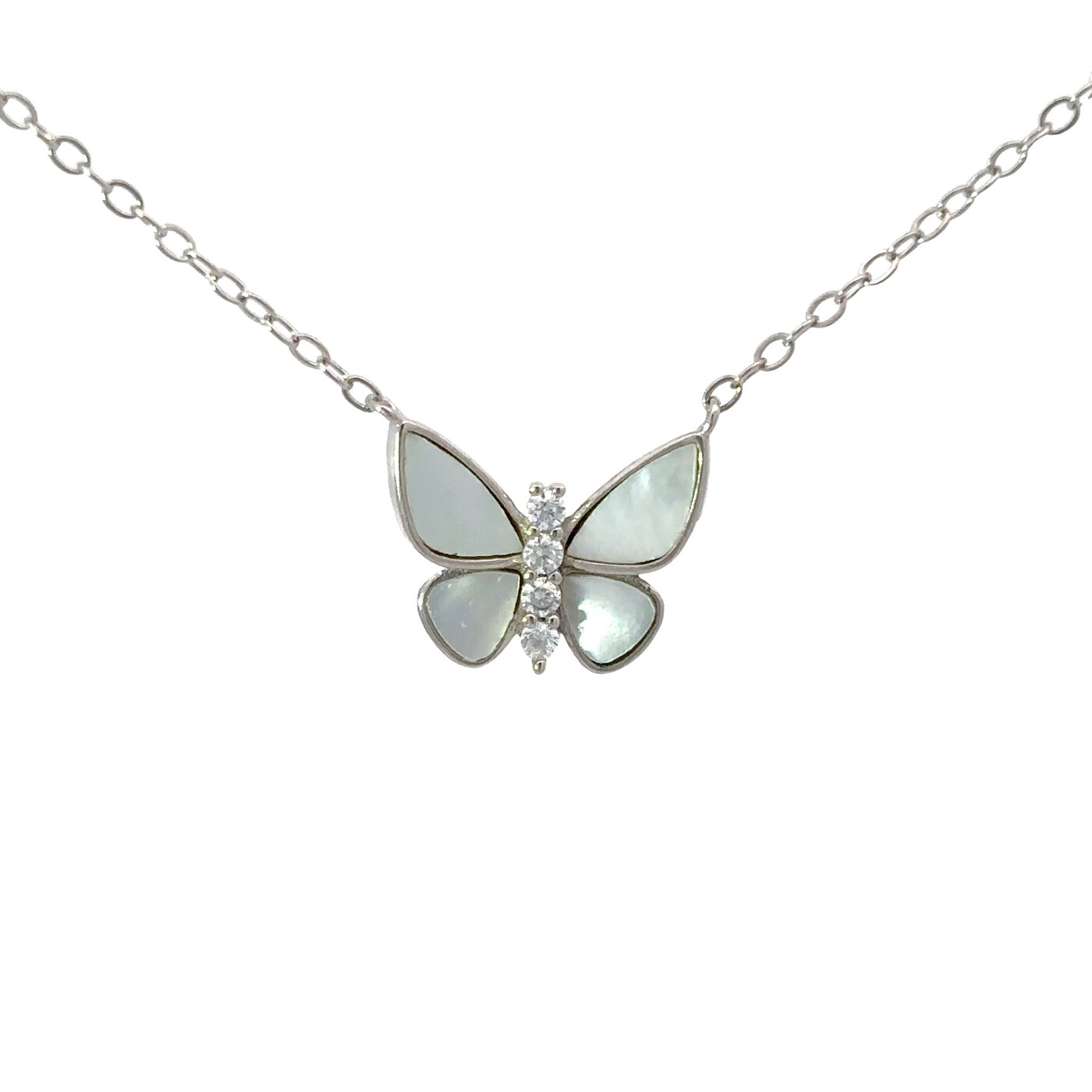 Split Chain Necklace Silver Split Chain Necklace Silver
