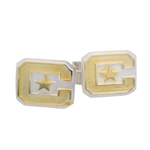 Gold Plated & Sterling Silver Citadel Logo Cufflinks