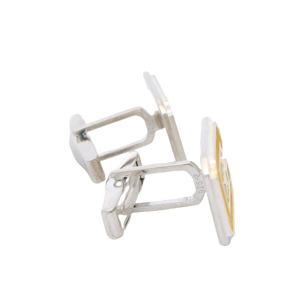 Gold Plated & Sterling Silver Citadel Logo Cufflinks