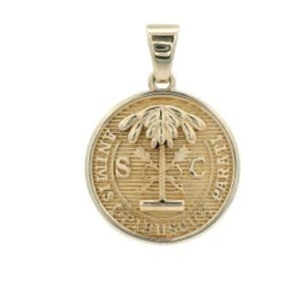 GP Polished Citadel Button Pendant