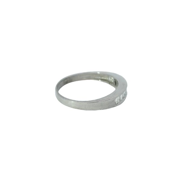 Platinum 1950's .50ct Diamond Channel Band Size 7