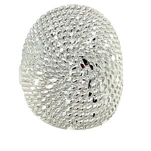 SS D/C Sweetgrass Wrap Ring