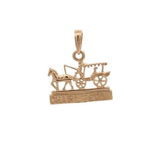 14KY Chas Horse & Carriage Charm