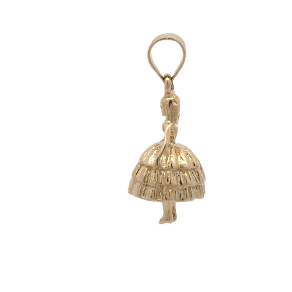 14K Yellow Gold Small Southern Belle Bell