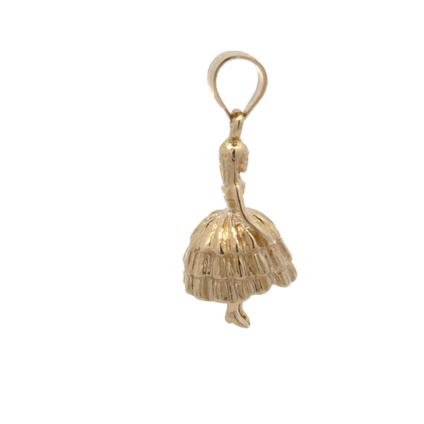 14K Yellow Gold Small Southern Belle Bell
