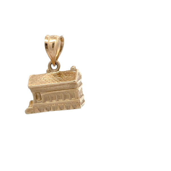 14K Yellow Gold Handmade Market Charm