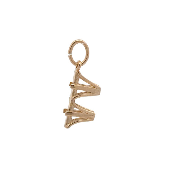 14K Yellow Gold Cooper River Bridge Charm