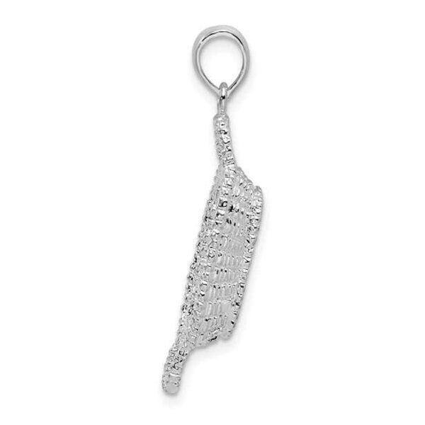 Sterling Silver Oblong Bread Basket Charm