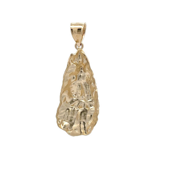 14K Yellow Gold Large GC Original Oyster Pendant