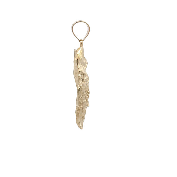 14K Yellow Gold Large GC Original Oyster Pendant
