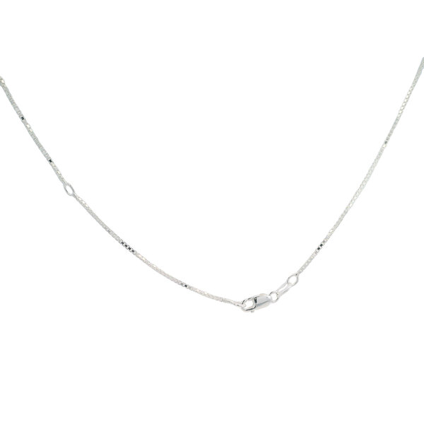 Sterling Silver 18/20" Adjustable Box Chain