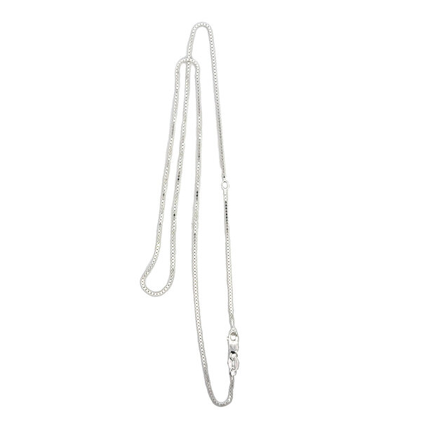 Sterling Silver 18/20" Adjustable Box Chain