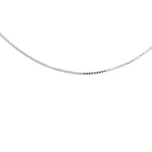 Sterling Silver 18/20" Adjustable Box Chain