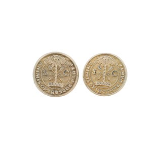 GP Textured Citadel Button Cufflinks