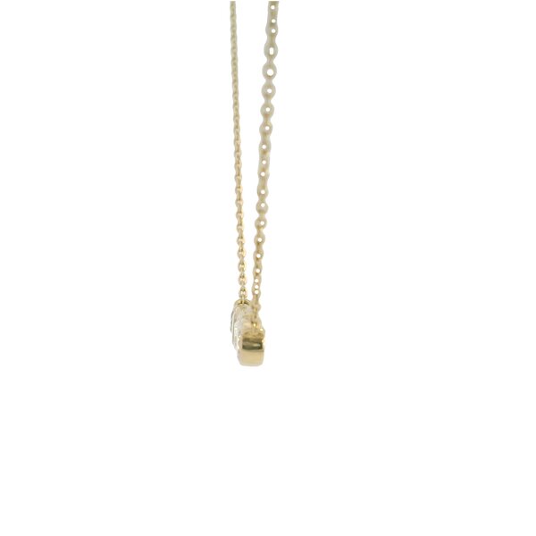 14K Yellow Gold 1.22ct Mixed Fancy Lab Grown Diamond Necklace 16"-17"-18"