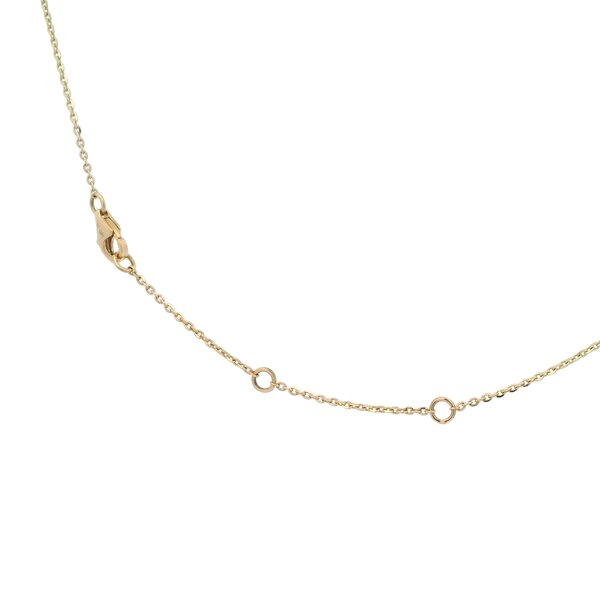 14K Yellow Gold 1.22ct Mixed Fancy Lab Grown Diamond Necklace 16"-17"-18"
