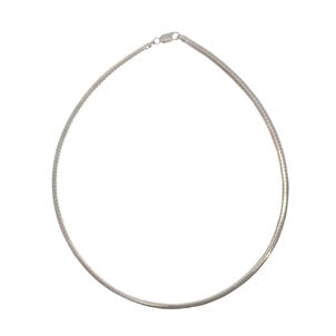 SS 4mm Omega Chain 18"