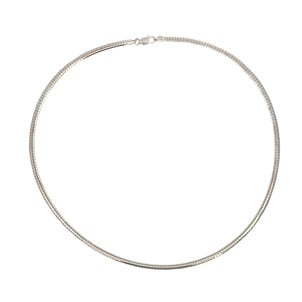 SS 3mm Omega Chain 18"