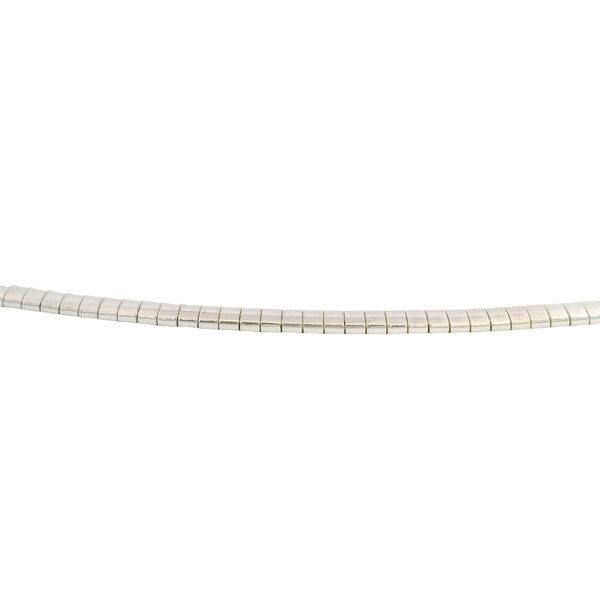 Sterling Silver 3mm Omega Chain 18"