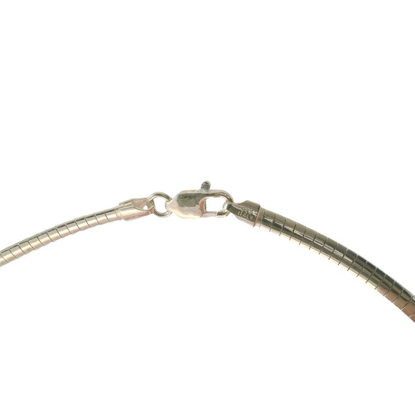 Sterling Silver 3mm Omega Chain 18"