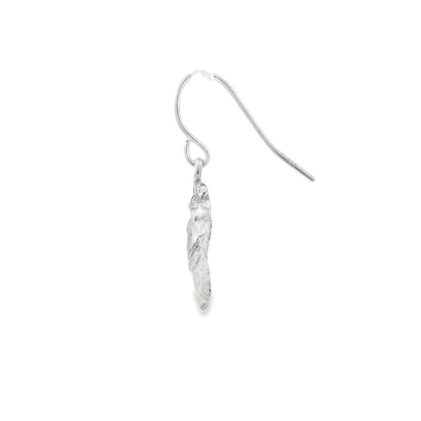 Sterling Silver Small Gold Creations Original Oyster Dangle Earrings