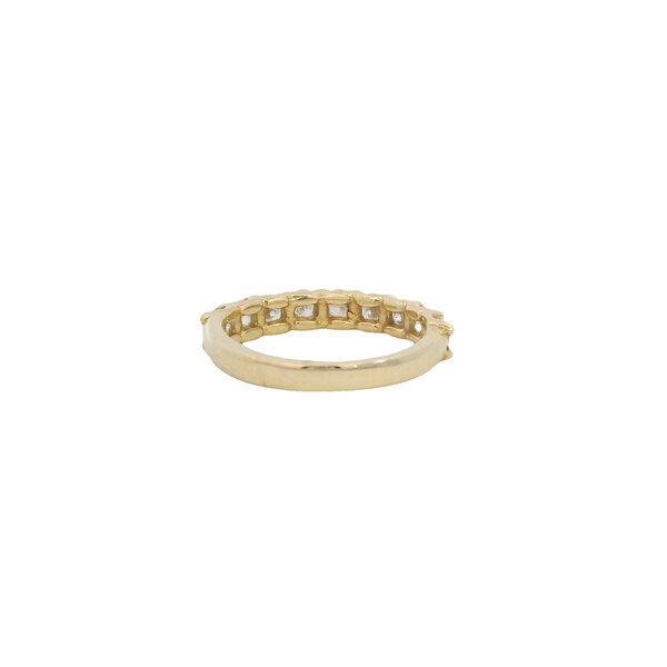 14KY Gold Creations U-Prong 1.20ct Diamond Band Size 7