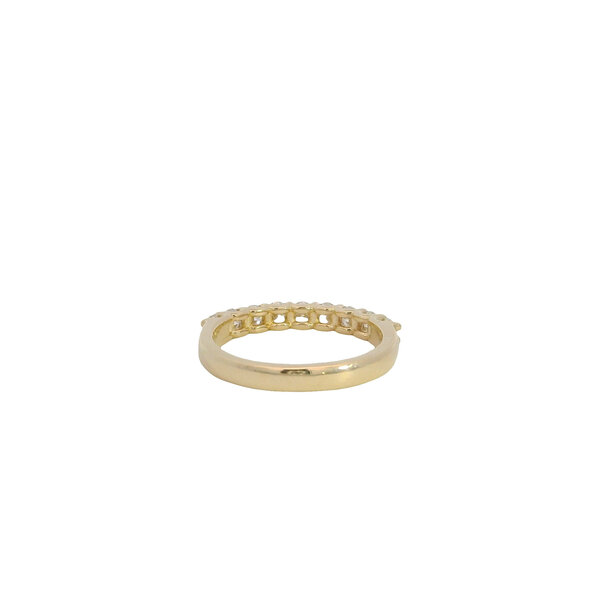 14K Yellow Gold Gold Creations U-Prong .75ct Diamond Band Size 7