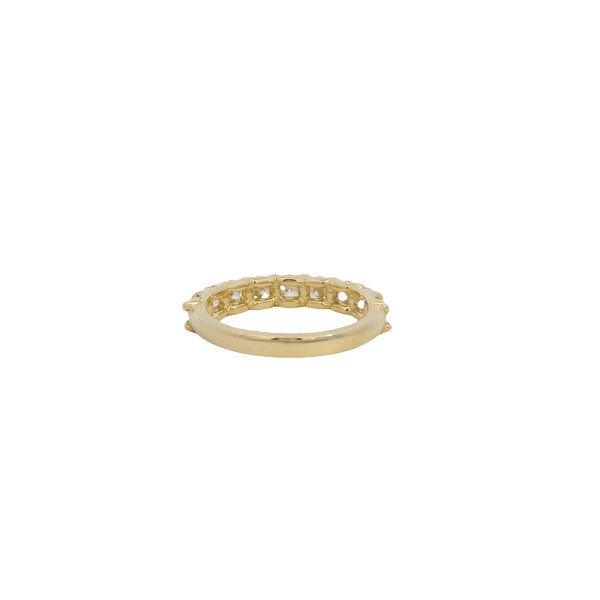 14K Yellow Gold Gold Creations U-Prong 1.49ct Diamond Band Size 7