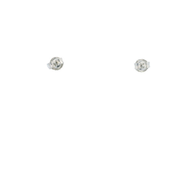 Sterling Silver .75ct Natural Round Emerald Post Earrings