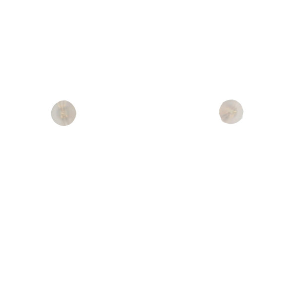 14K Yellow Gold 5-5.5mm White Freshwater Pearl Post Earrings