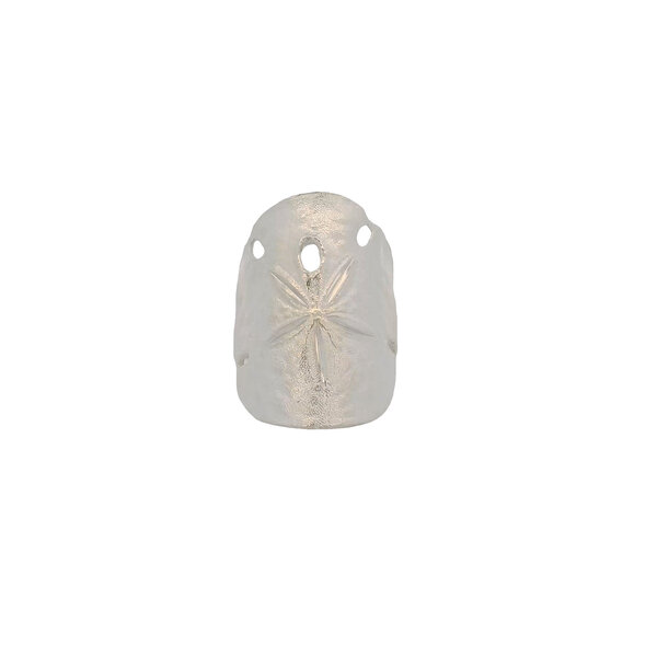 Sterling Silver Handmade Sand Dollar Ring Size 7