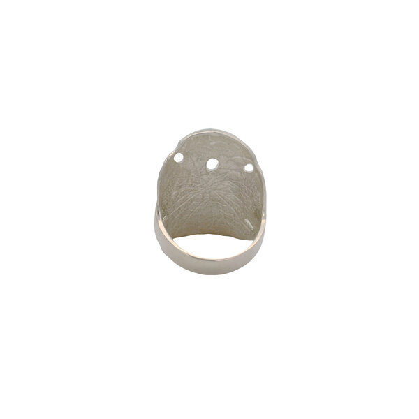Sterling Silver Handmade Sand Dollar Ring Size 7