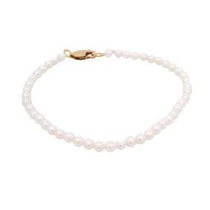 GF 3mm Freshwater Pearl Bracelet 6.5"