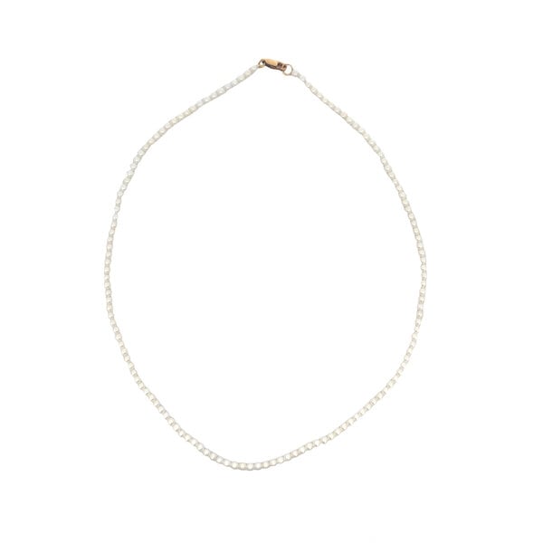 Gold Filled 3mm Freshwater Pearl Necklace 18"