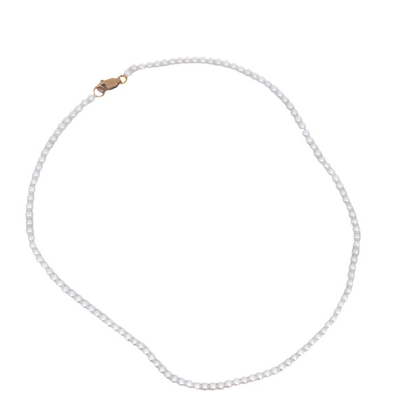 Gold Filled 3mm Freshwater Pearl Necklace 16"