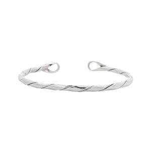 SS 3.5mm Braided Cuff Bracelet