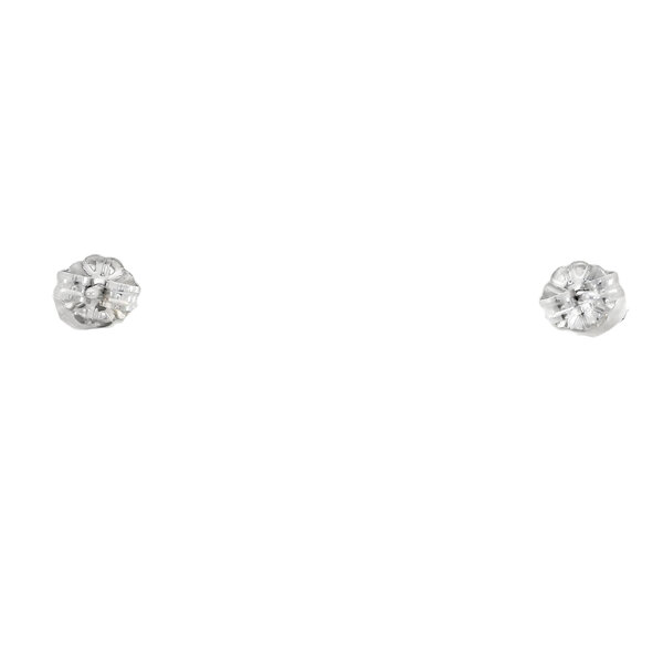 Sterling Silver Cubic Zirconia 10mm Starfish Post Earrings