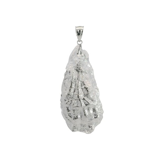 Sterling Silver Gold Creations Oyster Shell Pendant