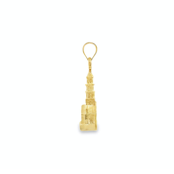 14K Yellow Gold St. Michael Church Charm