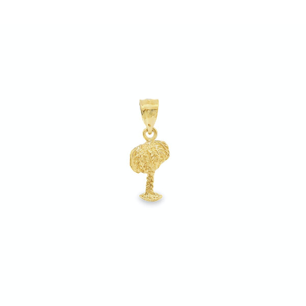 14K Yellow Gold GC Orginal Palmetto Charm 21X8mm
