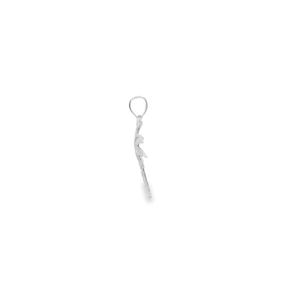 14K White Gold D/C Palmetto No Moon