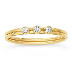 GF 3 CZ Stackable Band