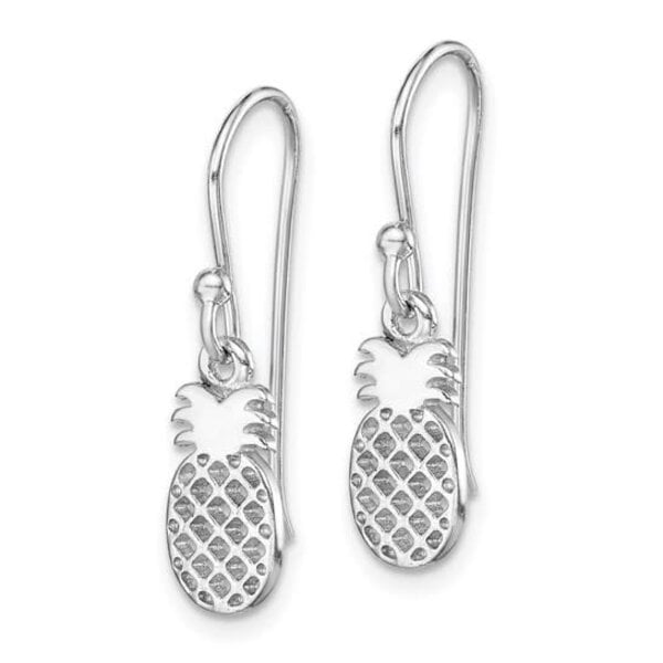 Sterling Silver Pineapple Dangle Earrings