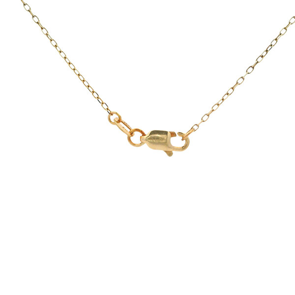 14K Yellow Gold A FAV .8mm Cable Chain 16"