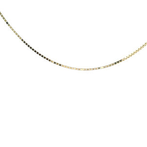 14KY 1mm Box Chain 16"