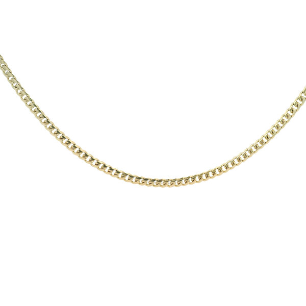 14K Yellow Gold 2.6mm Miami Cuban Link Chain 24"