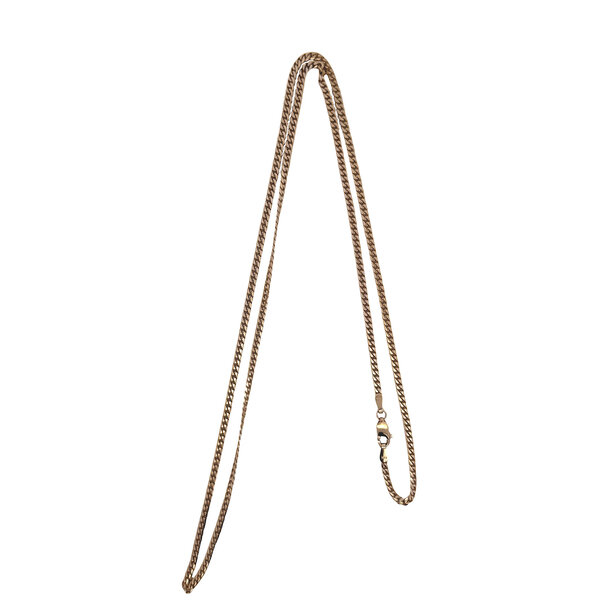 14K Yellow Gold 2.6mm Miami Cuban Link Chain 24"