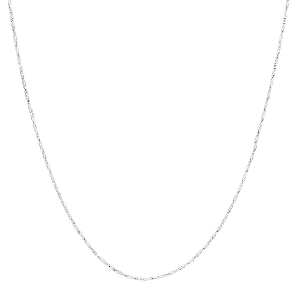 Sterling Silver 1mm D/C Raso Chain