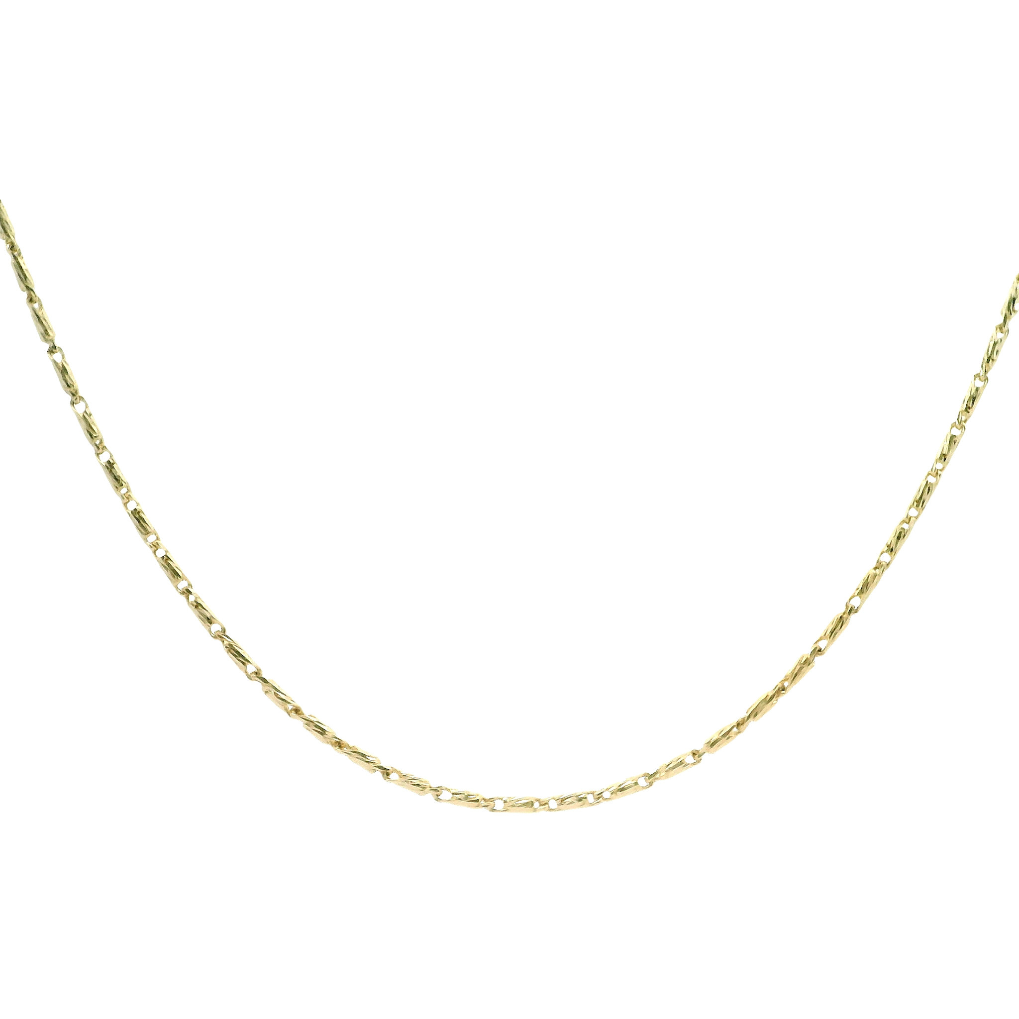 What Is A Raso Chain Pattern 14KY 2mm D/C Raso Chain - Gold Creations