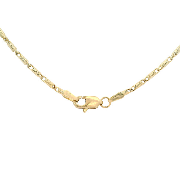 14K Yellow Gold 2mm D/C Raso Chain